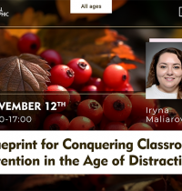 Вебінар «Blueprint for Conquering Classroom Attention in the Age of Distraction»